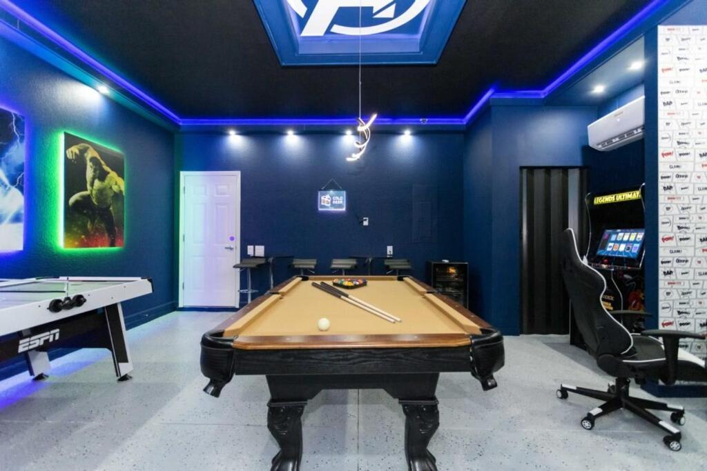 6 Bedrooms Pool And Game Room - 2 Miles To Disney 7817 Orlando Bagian luar foto